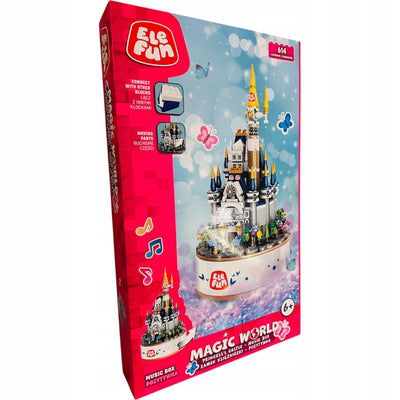 Zabawka KLOCKI ELEFUN MAGIC WORLD PRINCESS'S CASTLE MUSIC  - kolekcjonerska premium zabawki Aseo dla dzieci