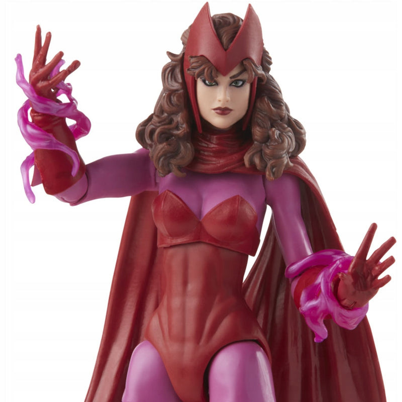 MARVEL LEGENDS COMICS  SCARLET WITCH 16c - widok 6 opakowania szczegoly zabawka kolekcja