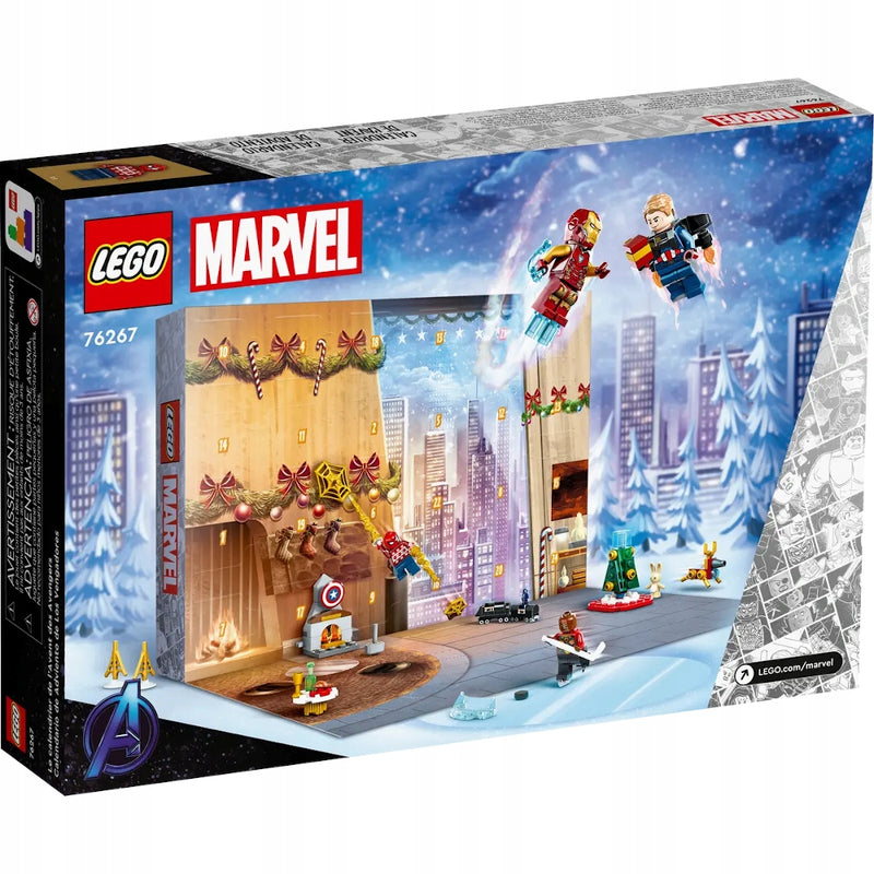 LEGO MARVEL AVENGERS - KALENDARZ ADWENTO - widok 4 opakowania szczegoly zabawka kolekcja