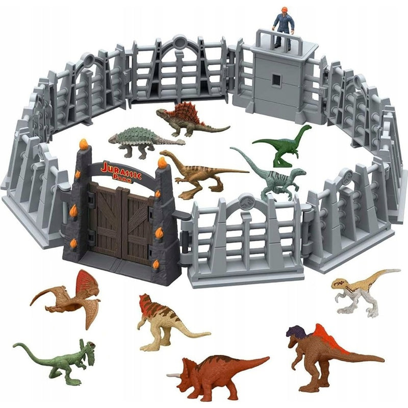 JURASSIC WORLD 30TH ANNIVESARY ZESTAW NI - widok 5 Mattel opakowanie szczegoly collectible
