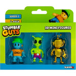 Zabawka STUMBLE GUYS ZESTAW FIGUREK 3-PAK ROBOT GUY GREEN  - kolekcjonerska Diramix premium dla dzieci