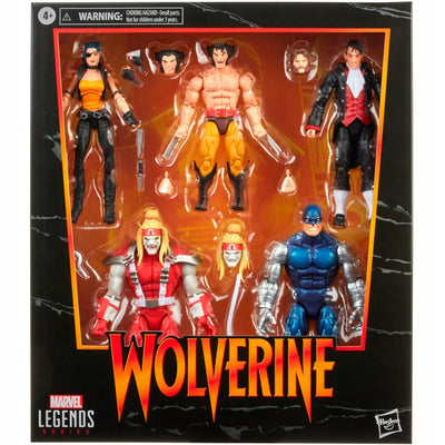 Zabawka MARVEL LEGENDS ZESTAW 5-PAK FIGUREK WOLVERINE - kolekcjonerska premium zabawki Aseo dla dzieci