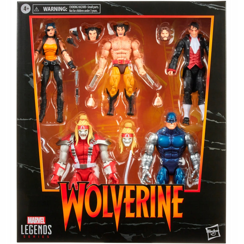 Zabawka MARVEL LEGENDS ZESTAW 5-PAK FIGUREK WOLVERINE - kolekcjonerska premium zabawki Aseo dla dzieci