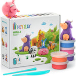 HEY CLAY ZESTAW ANIMALS 15 TUBEK - widok 3 opakowania szczegoly zabawka kolekcja collectible