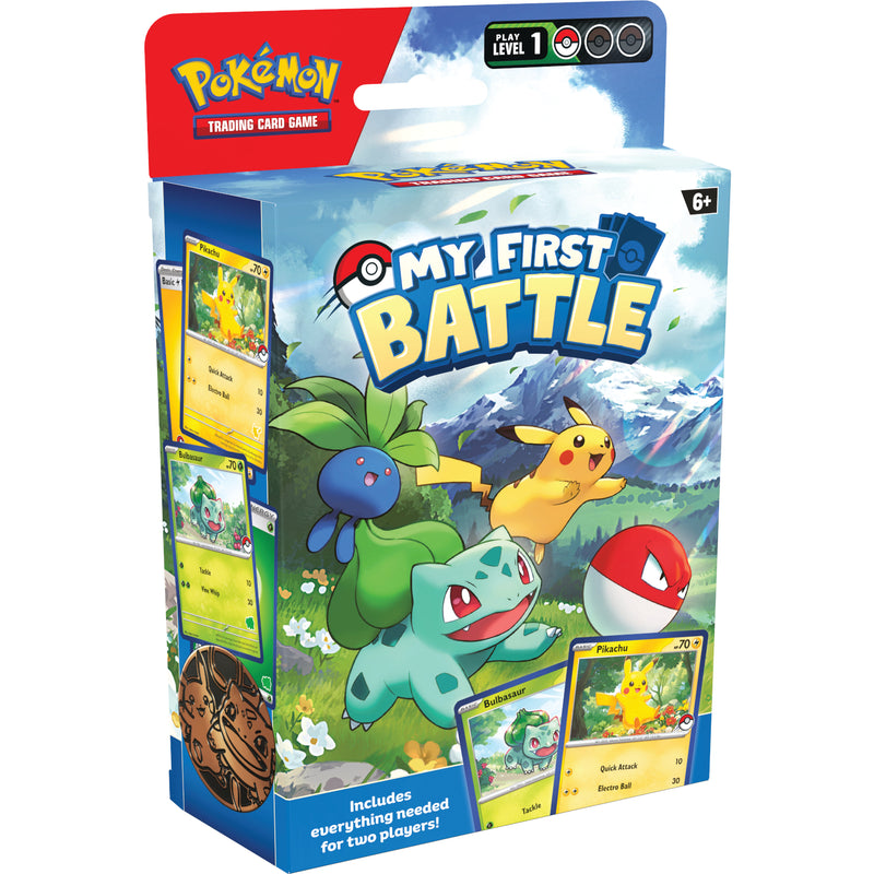 Zabawka POKEMON TCG TRADING CARD GAME MY FIRST BATTLE PIKA - kolekcjonerska Pokemon TCG premium dla dzieci