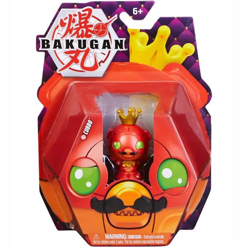 BAKUGAN CZERWONY PYRUS KING CUBBO SPIN M - widok 2 opakowania szczegoly zabawka kolekcja