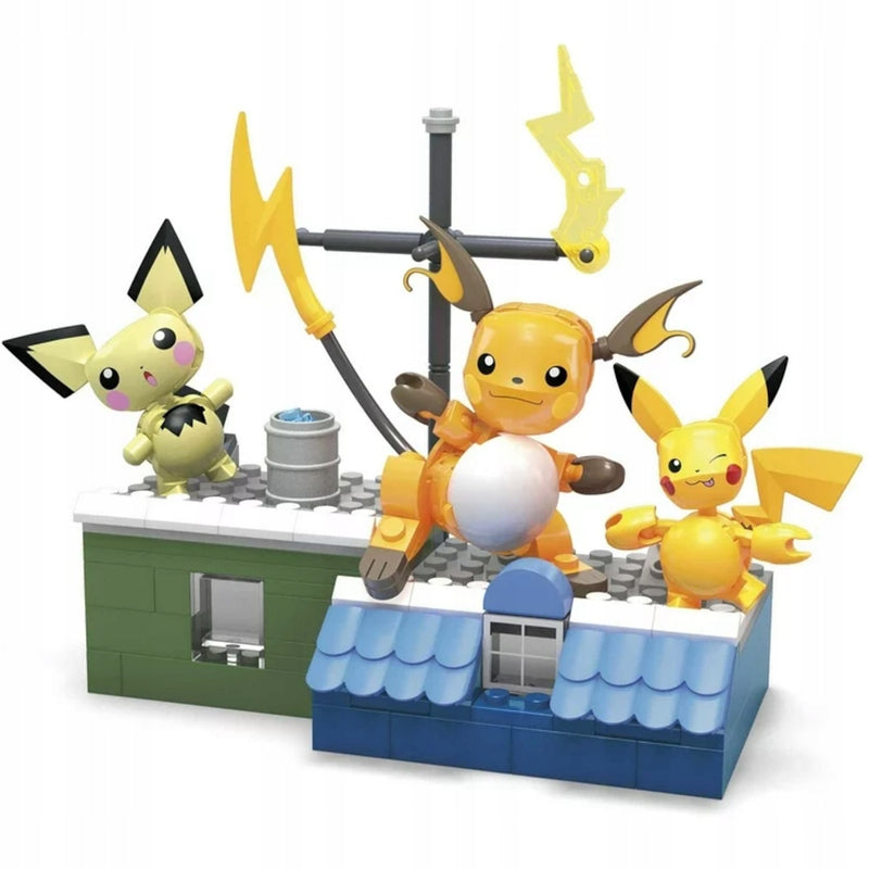 MEGA POKEMON CONSTRUX ZESTAW PICHU PIKAC - widok 3 opakowania szczegoly zabawka kolekcja
