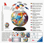 KULA POKEMON ZE WZOREM PUZZLE 3D RAVENSB - widok 3 opakowania szczegoly zabawka kolekcja