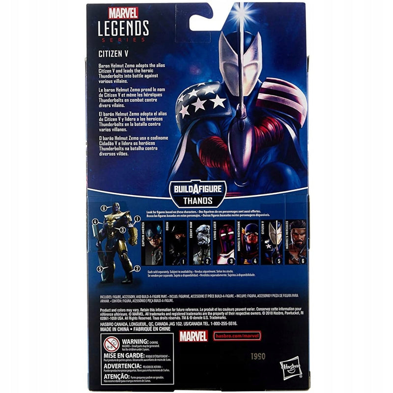 MARVEL LEGENDS  BARON ZEMO CITIZEN V 17c - widok 6 opakowania szczegoly zabawka kolekcja