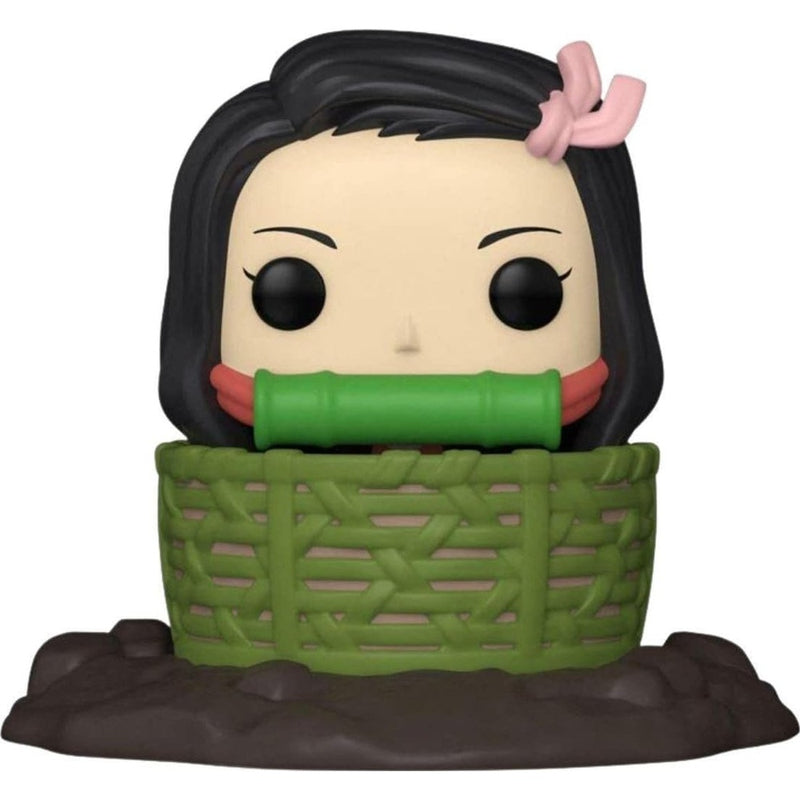 Funko POP Deluxe Nezuko in Basket - szczegóły dioramy - Kimetsu no Yaiba kolekcjonerska