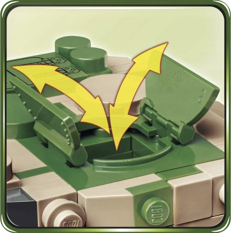 KLOCKI COBI WWII TOG 2* - SUPER HEAVY TA - widok 7 opakowania szczegoly zabawka kolekcja
