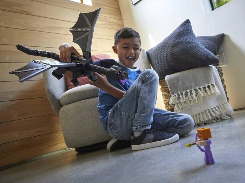 MINECRAFT ZESTAW ULTIMATE ENDER DRAGON   - widok 2 opakowania szczegoly zabawka kolekcja