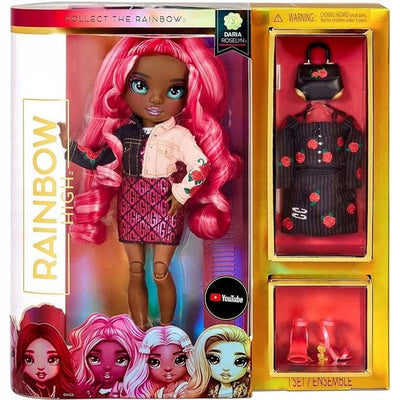 RAINBOW HIGH CORE FASHION LALKA DARIA RO - widok 2 opakowania szczegoly zabawka kolekcja