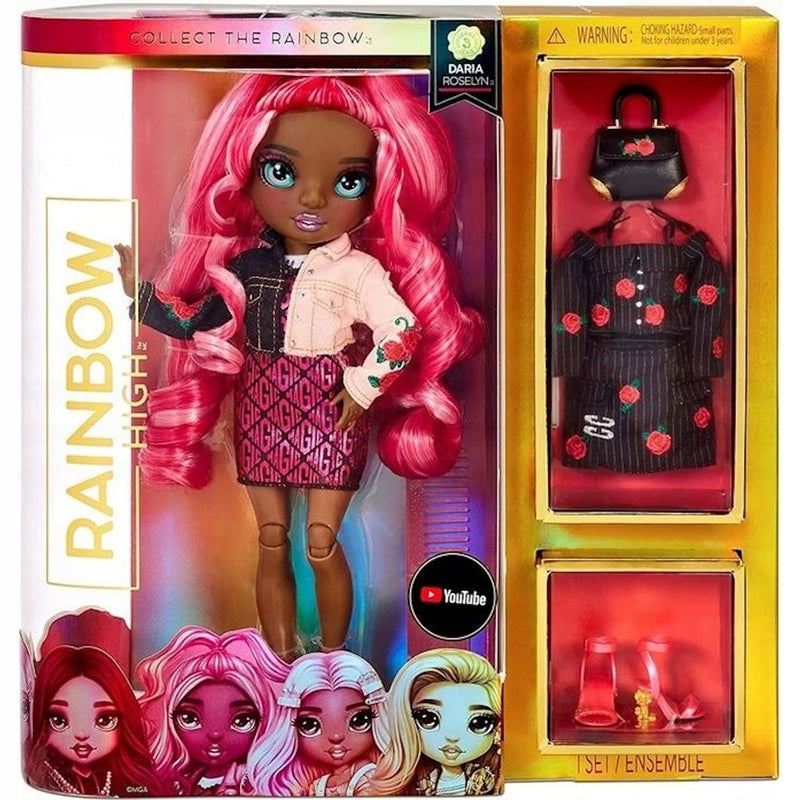 RAINBOW HIGH CORE FASHION LALKA DARIA RO - widok 2 opakowania szczegoly zabawka kolekcja