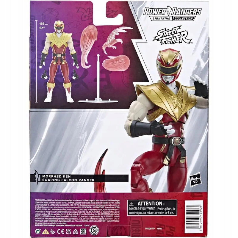 POWER RANGERS X STREET FIGHTER COLLECTIO - widok 10 opakowania szczegoly zabawka kolekcja