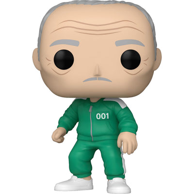 Funko POP TELEVISION NETFLIX SQUID GAME  PLAYER 00 - widok 2 tyl opakowania box back kolekcjonerska