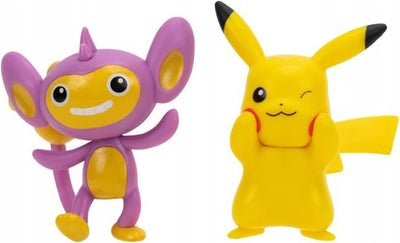 POKEMON FIGURKI ZESTAW 2-PAK AIPOM + PIK - widok 2 opakowania szczegoly zabawka kolekcja