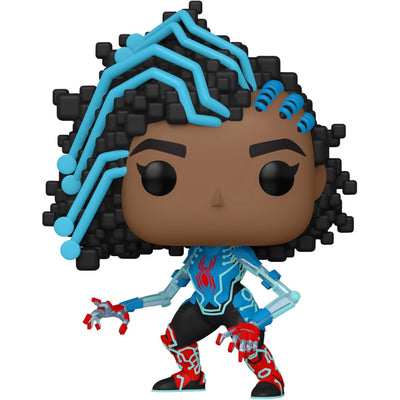 Funko POP MARVEL SPIDER-MAN ACROSS THE SPIDER-VERS - widok 2 tyl opakowania box back kolekcjonerska