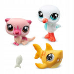 LITTLEST PET SHOP LPS SERIA 1 PET TRIO Z - widok 2 TM Toys opakowanie szczegoly collectible
