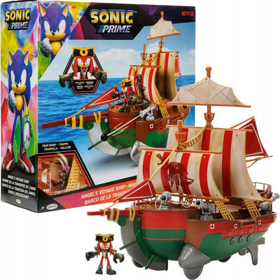 Zabawka SONIC PRIME THE HEDGEHOG JAKKS PACIFIC OKRĘT STATE - kolekcjonerska premium zabawki Aseo dla dzieci