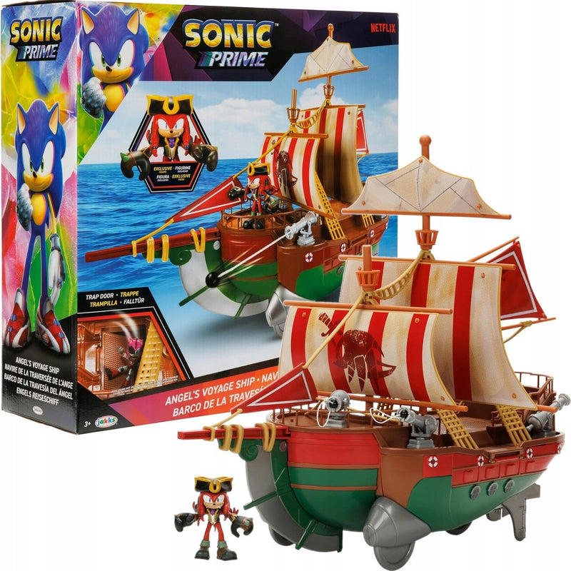 Zabawka SONIC PRIME THE HEDGEHOG JAKKS PACIFIC OKRĘT STATE - kolekcjonerska premium zabawki Aseo dla dzieci